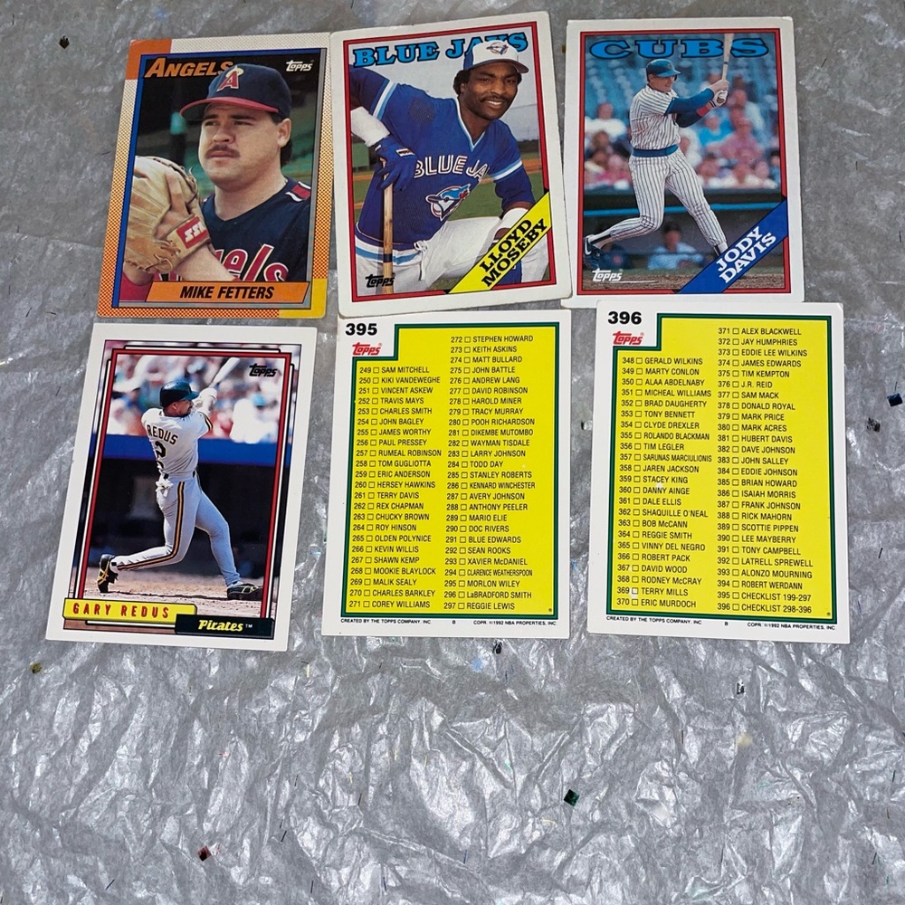 ⚾️TOPPS⚾️Baseball Trading Cards WITH 
SPECIAL EDITION BASKETBALL🏀CHECKLIST